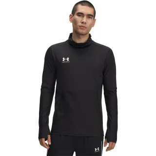 Under Armour - "Challenger Pro" T-Shirt für Herren, Weiter Stehkragen, Schmal (Schwarz)
