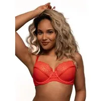 After Eden D-cup & up Bügel-BH TAVIENNE verstellbare Träger, mit Schale, mit Bügel, mit Spitze, feminin