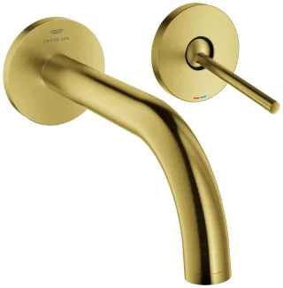 GROHE 2-Loch Waschtisch Unterputzarmatur Atrio 29410 FMS Ausladung 185mm cool sunrise geb., 29410GN0 29410GN0