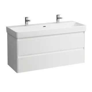 LAUFEN Waschtischunterschrank BASE 2.0 446x1168x515 2 Schubl m. Griffmulde f.WT H814965 spezialcolor H4113221089901