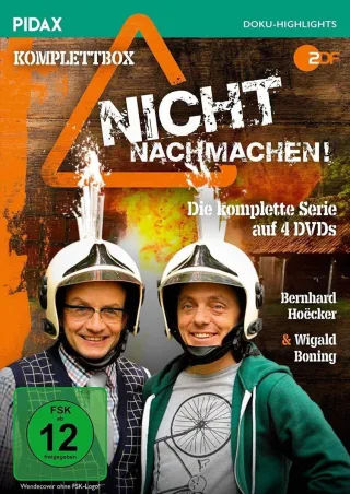 Nicht nachmachen! - Komplettbox / Die komplette Dokutainment-Serie mit Wigald Boning & Bernhard Hoëcker (Pidax Doku-Highlights) [4 DVDs]