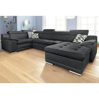 sit&more Wohnlandschaft Andiamo U-Form, mit Kopfteilverstellung, wahlweise mit Bettfunktion
