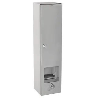 KWC Aquarotter WC-Vierfachrollenhalter, RODAN, Edelstahl, 144x610x145 mm, Aufputz, 2030002104 2030002104