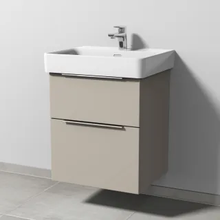 Sanipa 3way Waschtischunterbau zu Laufen Pro S Waschtisch mit 2 Auszügen, Kaschmir-Matt UP7651U