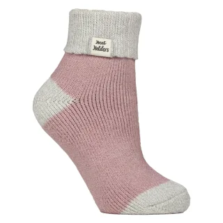 Damen Thermo Schlafsocken mit Rippenumschlag