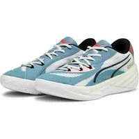 PUMA Hallen-Indoorschuhe All-Pro Nitro blau/bunt Herren Badmintonschuh