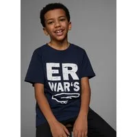 KIDSWORLD T-Shirt Sprücheshirt: ER WAR`S Immer einen coolen Spruch parat. Sprücheshirt
