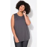 Angel of Style Longtop Top Schulter-Ziersteinchen