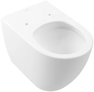 Villeroy & Boch Subway 3.0 Tiefspül-WC spülrandlos, bodenstehend, mit TwistFlush, Stone White Cerami 4671T0RW