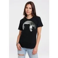 LOGOSHIRT T-Shirt Sesamstraße - Krümelmonster Mond mit coolem Print