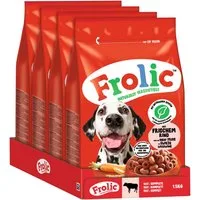 Frolic FROLIC™ Beutel Rind 4 x 1,5kg, Trockenfutter für: Hunde