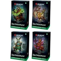 Magic the Gathering Sammelkarte Bloomburrow Commander Deck Set Englisch, Includes Animated Army, Family Matters, Peace Offering, Squirreled