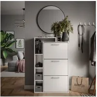 Vicco Schuhkipper Orlando, Weiß, 80 x 128.3 cm mit 3 Fächern (1 St)