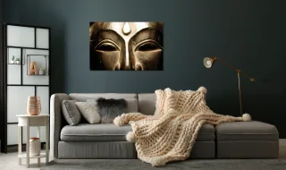 queence Acrylglasbild "Elron" Bangkok  Buddhismus  Fashion  Gesicht  Mode  Spirituelle Bilder 1 Stk. tlg. Fine Art-Print in Galeriequalität