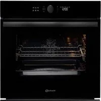 BAUKNECHT Pyrolyse Backofen BBI4S8PM1SK, mit 1-fach-Teleskopauszug, Pyrolyse-Selbstreinigung, Restaurant-Pizza daheim: 310°C Pizza-Funktion
