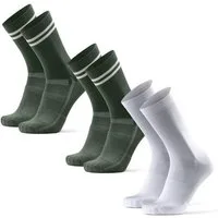 DANISH ENDURANCE Basicsocken long cycling (3-Paar) Radsportsocken für Herren & Damen, atmungsaktiv & gepolstert