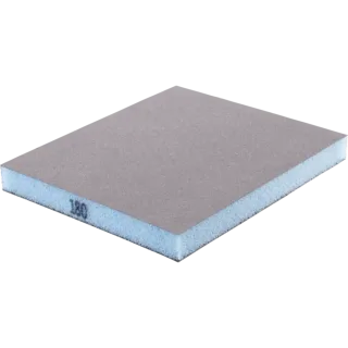 PFERD TOOLS Wasserfester Schleifschwamm 98x120x13 mm A180 zweiseitig für universelle Anwendung - 44697655