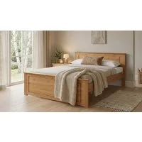 OTTO home Massivholzbett Hugo, FSC® zertifiziert, Landhausstil, zeitlos und edel (auch als Super Sparset inklusive Schubkästen), Stauraumbett, extra belastbar, Made in EU, viele Breiten