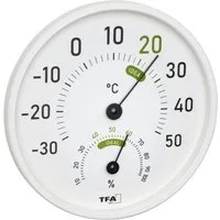 TFA Dostmann Raumthermometer analoges Thermometer Hygrometer TFA 45.2045.02 Raumklimakontrolle