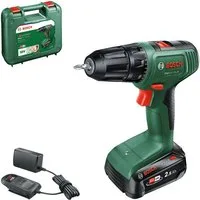 Bosch Home & Garden Akku-Bohrschrauber EasyImpact 18V-38, mit 1 x 2,5Ah Batterie & Ladegerät im Koffer, Kompaktester und leichtester seiner Art