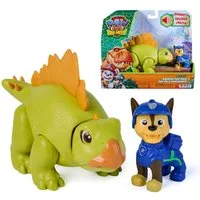 Spin Master Spielfigur PAW Patrol: Der Dino Film, Chase-Figur & brüllender Stegosaurus, mit Soundeffekten