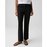 OPUS PANTS Stoffhose LUANE aus BCI Cotton Mix Ankle, französische Taschen, Gummibund hinten
