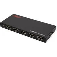 ROLINE 4K HDMI Switch, 4-fach Audio- & Video-Adapter, mit Fernbedienung