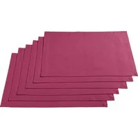 REDBEST Platzset Tischset "Seattle" 6er-Pack, Baumwolle Uni