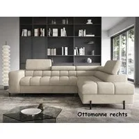 Möbel für Dich Ecksofa Ferucce 276x200x72-93 cm L-Form