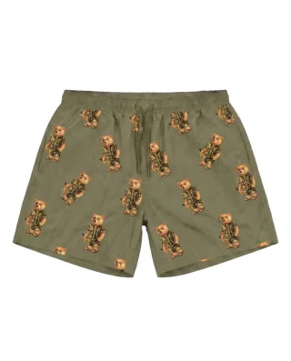 baron filou - Badeshorts mit Allover-Print - CLXVI grün - Gr. - S