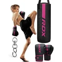 RDX Sports Boxsack RDX Kinder Boxsack 2 Fuß (60,96 cm) und Boxhandschuhe Set