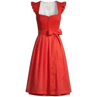 KRÜGER COLLECTION Dirndl Dirndl Padme 70cm Länge rot