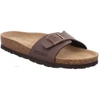 Rohde SUNNYS Pantolette Sommerschuh, Schlappen, Urlaubsschuh, Strandschuh mit Fußbett