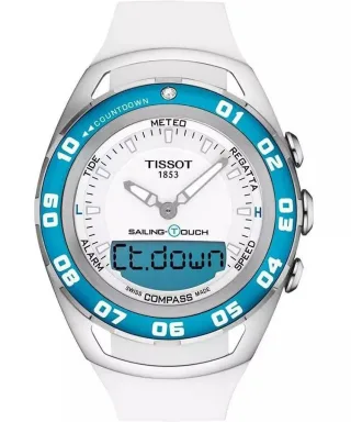Tissot T-Touch Sailing Herrenuhr Weiß T0564202701100