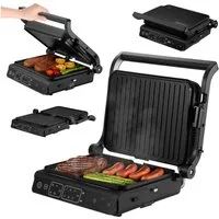 Zeegma Kontaktgrill GRILL MASTER, 2000 W, 2000 W/10 Programme/Nadelthermometer/180°/Timer