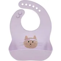 LÄSSIG Lätzchen Tiny Team Cat, Silikon