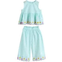 Next Top & Hose Ärmellose Bluse und Hose im Set (2-tlg)