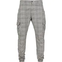 URBAN CLASSICS Cargohose Urban Classics Herren AOP Glencheck Cargo Jog Pants (1-tlg)