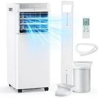 oyajia Klimagerät 6-in-1 Mobile Klimaanlage 9000/14000 BTU mit Abluftschlauch, 24h-Timer, Klimagerät Luftkühler, Fernbedienung, Kühlen&Ventilieren&Entfeuchten