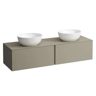 LAUFEN Waschtischunterschrank und Waschtischplatte ALESSI 500x1600x370 H4303540972701