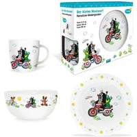 Geschirr-Set Trötsch Der kleine Maulwurf Geschirrset Motorrad Porzellan