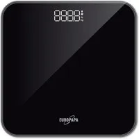 EUROPAPA Körper-Analyse-Waage Personenwaage mit übersichtlichem LED-Display und Step-On, EUROPAPA Körperfettwaagen-Serie, 1-tlg., 180 kg / 400 Pfund, Digitale Waage für Gewicht und BMI