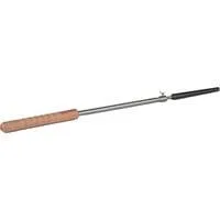 Stockbrot Spieß mit Gusseisenspitze edelstahl/holz, ausziehbar 50cm - 107cm
