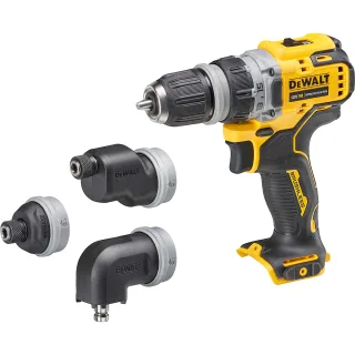 DEWALT Akku-Bohrschrauber + 4 Wechselköpfe 12V Basisversion - DCD703NT-XJ