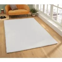 OTTO home Fellteppich Rabbit, Kunstfell, Kaninchenfell-Haptik, Microfaser, rechteckig, Höhe: 42 mm, besonders hoch und flauschig, Wohnzimmer, Schlafzimmer, Kinderzimmer