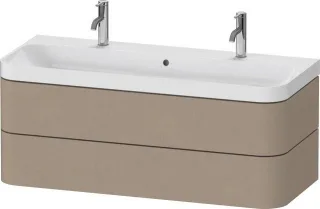 Duravit Happy D.2 Plus c-shaped Set wandhängend Leinen 1175x490x480 mm - HP4379O75750000 HP4379O75750000