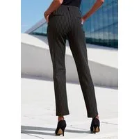 LASCANA Jogger Pants klassische schmale Form mit Jacquard Strickmuster oder uni schwarz