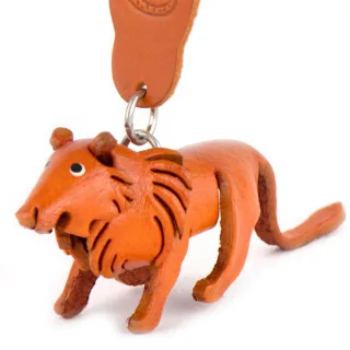 L?wen Schl?sselanh?nger aus Leder