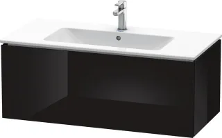 Duravit L-Cube Waschtischunterbau wandhängend Schwarz Hochglanz 1020x481x400 mm - LC614204040 LC614204040
