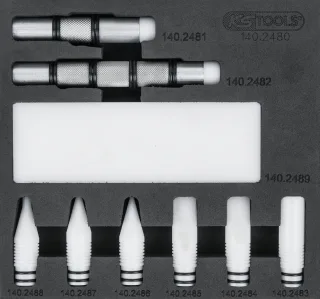 KS Tools Rückschlagdorn-Satz, 10-tlg - 140.2480